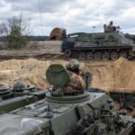 The Defense Forces for the first time showed the Norwegian engineering vehicles NM189 Ingeniørpanservogn based on the Leopard 1 tank in Ukraine