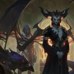 Lilith and her demons in the Diablo IV story release trailer